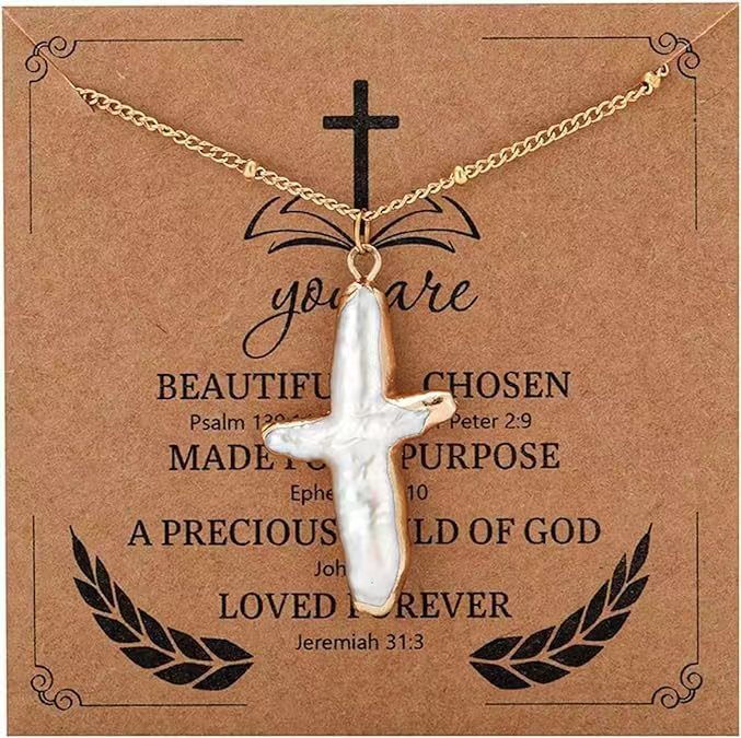 European and American cross necklace