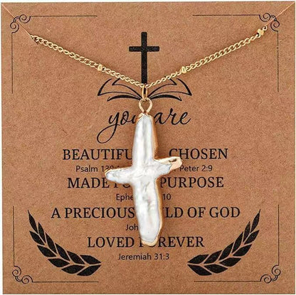 European and American cross necklace