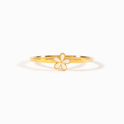 Enamel Flower Ring